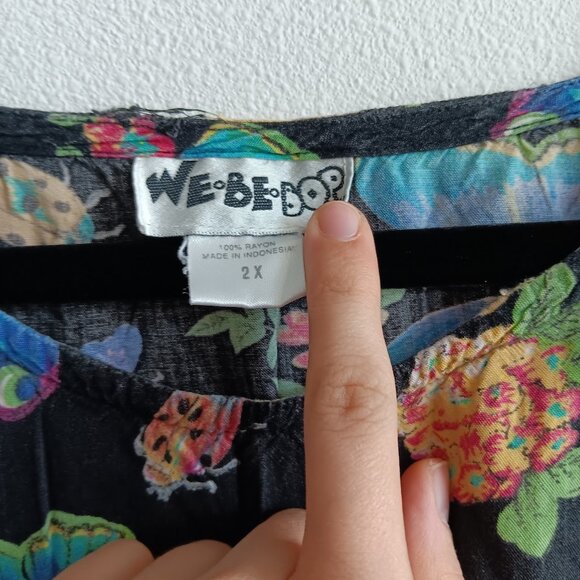 Multicolored Butterfly and Flower Dress from WeBeBop - Picture 2 of 3